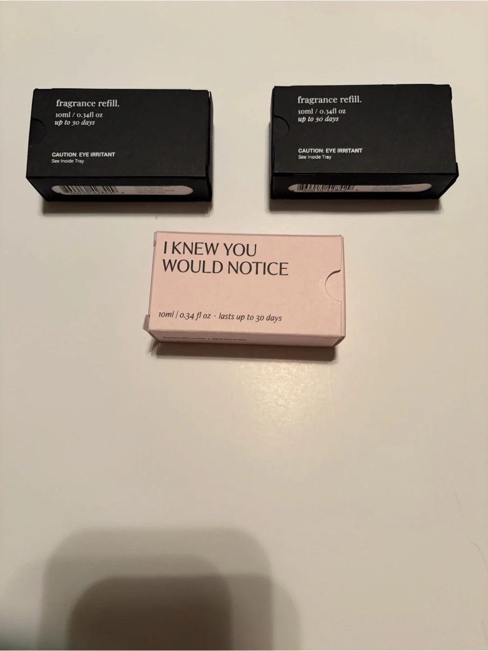 Hilary/Below 60 Fragrance Refills - Mint Disco on Ice (2) & I Knew You‘d Notice